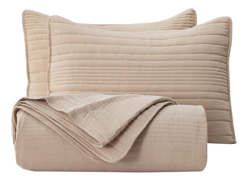 Juego De Colchas Tamaño Individual Taupe | Colcha De Cama