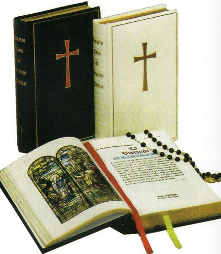 Libro De Oraciones Cristianas De Lujo - Edición Del Rosario