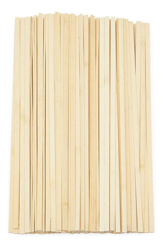 Palitos De Bamb Natural Para Artes Y Manualidades, Madera Fl