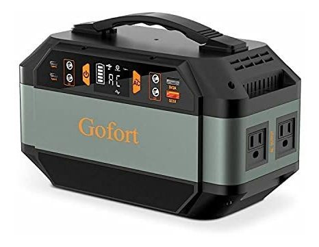 Gofort Generador Solar Portátil De 330 W De 299 Wh, Batería 