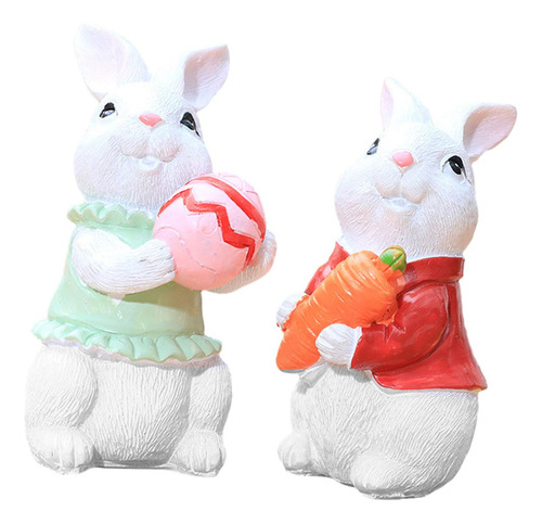 Estatua De Conejo De Pascua, Estatuilla De Moderna Para Mesa