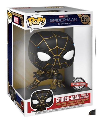 Funko Pop! Nwh - Spiderman Black And Gold Suit 10 Pulgadas 