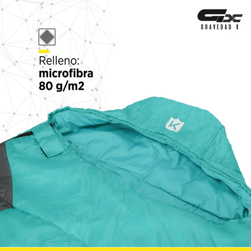 Bolsa Dormir Compacta Kushiro Temperatura Confort. Gravedadx