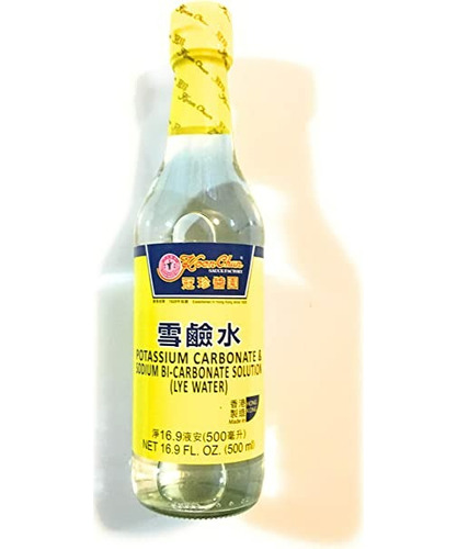 1 Koon Chun Lye Water 250ml Agua Bi Carbonatada Potassium 