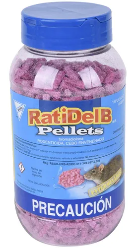 Cebo Envenenado Rata Raton 500gr Pellets Rodenticida Ratidel
