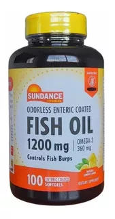 Aceite De Pescado Omega 3 Sundance 1200mg 100cap Colesterol