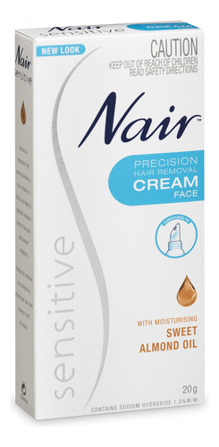 Nair Crema Removedor De Vello Facial De Precision Sensible 0