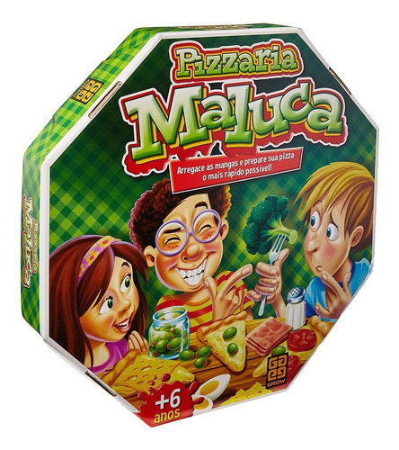 Jogo Pizzaria Maluca Grow - A Partir De 06 Anos