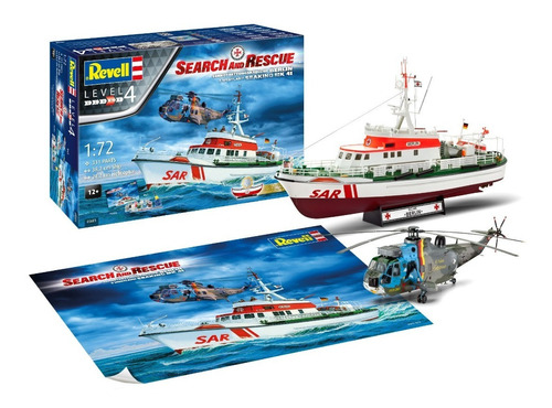 Good Bye Set Dgzrs Berlin E Sea King - 1-72 - Revell 05683