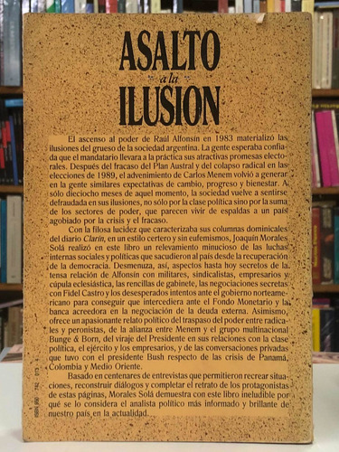 Imagen 2 de 2 de Asalto A La Ilusión - Joaquín Morales Solá - Planeta