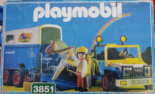 Playmobil Jeep Con Remolque Para Caballos 3851