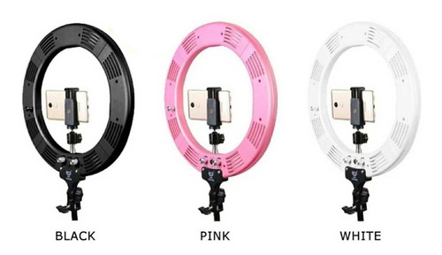 Imagen 7 de 10 de Led Ring Aro Luz Foto Celular Tripode Alto Maquillaje Selfie