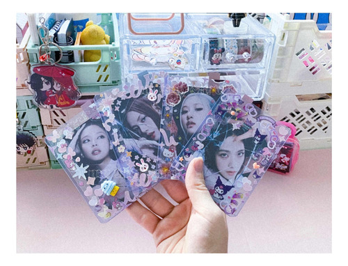 Imagen 3 de 9 de Toploader Rosé Blackpink Kpop Photocards Holder + Freebies