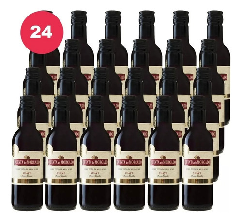 24 Mini Vinho Tinto Suave Quinta Do Morgado