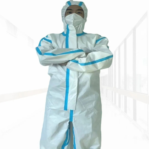 Imagen 5 de 7 de Traje Overol Biológico Medico Lavable Reusable Antiestático.