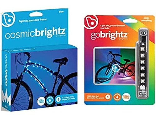 Luz Azul Para Marco De Bicicleta Con Barra De Luz Subterrán