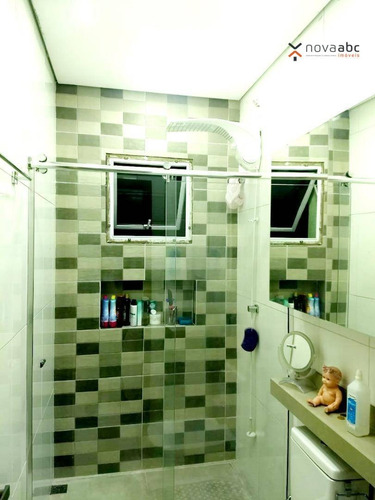 Cobertura Com 2 Dormitórios À Venda, 67 M² Por R$ 450.000 - Vila Pires - Santo André/sp - Co0880