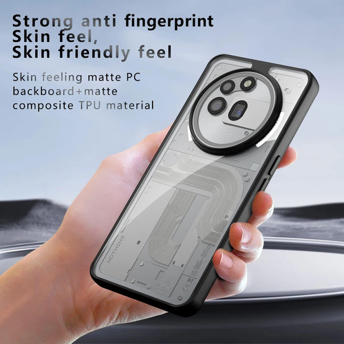 Capa Para Nothing Phone 3a Pro Transparent Armor