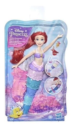 Muñeca Ariel Disney Princesa Sirenita Magia Multicolor Hasbr