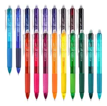 Comprar Bolígrafos Retractiles Gel Borrable 18 Colores Punta Fina 0.