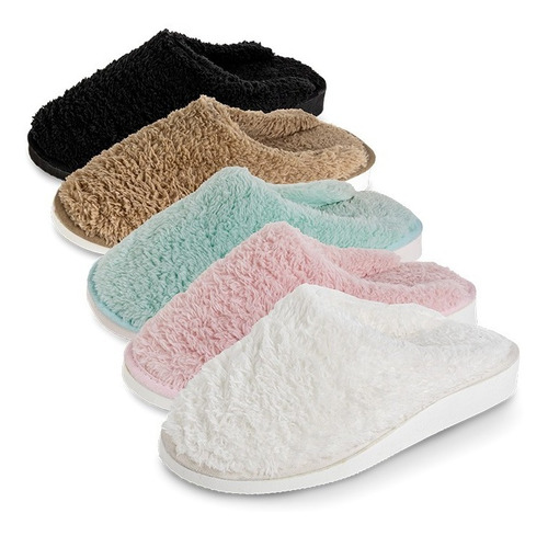 Pantuflas Chinelas De Mujer De Pelo Abrigadas Susurro