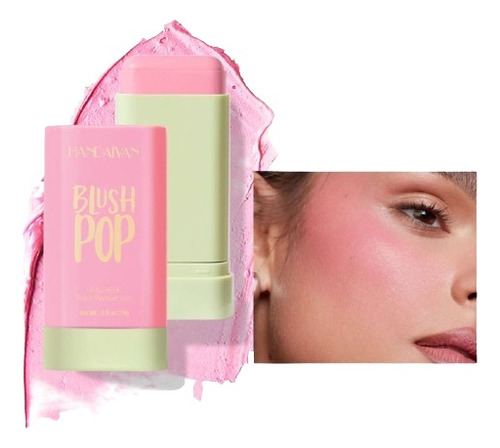 Rubor En Barra Blush Pop Marca Handaiya - g a $1316