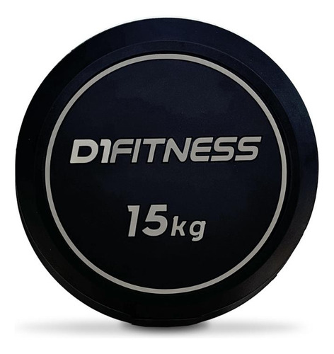 Barra Montada Reta Emborrachada - Elite 15kg Musculação
