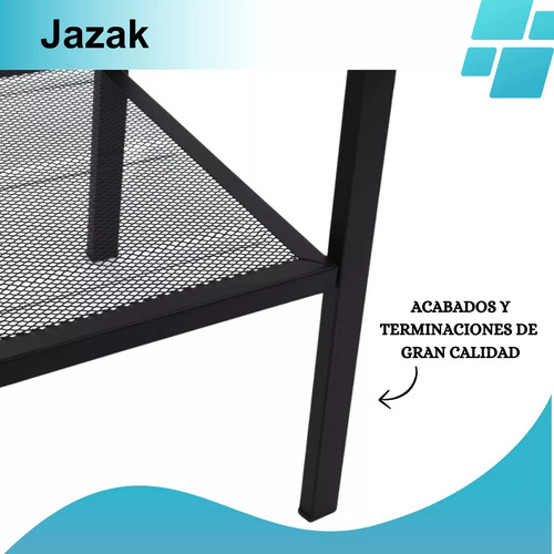 Estanteria Metalica Jazak / 4 Niveles / Cocina / Baño / Living / Repisa / Reforzada / Moderna / Organizador Multiuso / Mide 1.5m