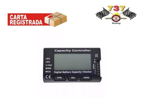 Teste E Verificador Bateria Para Lipo / Life / Liion( C R)