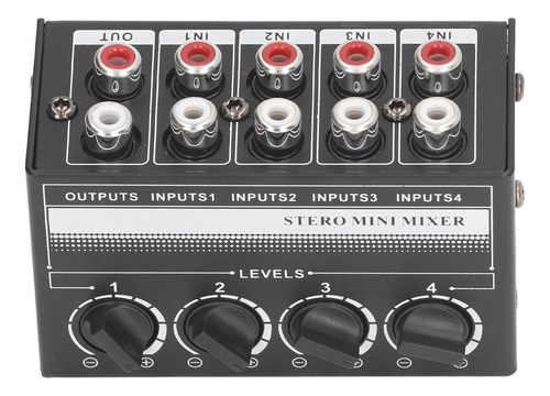 Mixer De 4 Canais Cx400 Mini Estéreo Passivo Estéreo Portáti