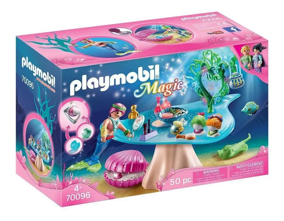 Playmobil - Salão De Beleza Com Concha E Pérolas