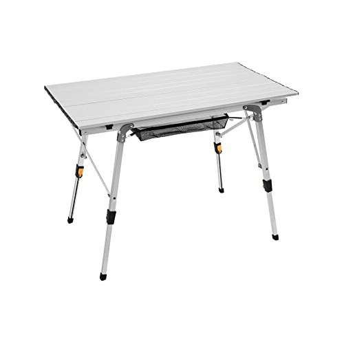 Mesa De Camping Exterior Plegable Tablero De Aluminio A...