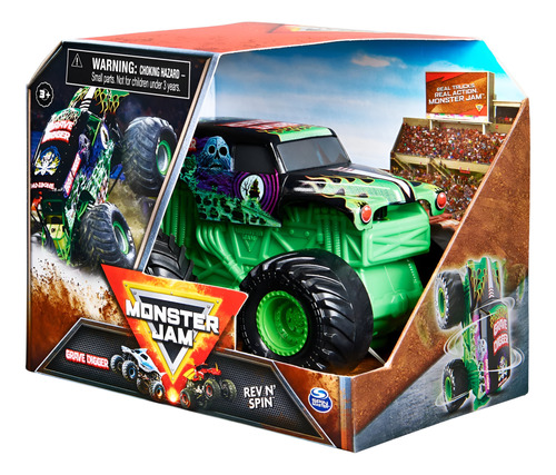 Monster Jam Click And Flip - Grave Digger