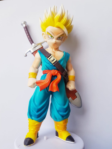 Dragon Ball Z Trunks Saiyan Espada Niño Sin Caja 17 Cms