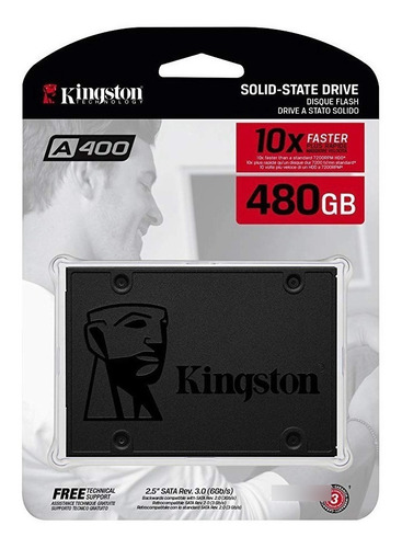 Disco Duro Solido 480gb Ssd Kingston A400 Garantía 2 Años