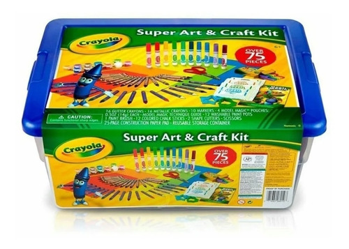 Crayola Super Art And Craft Kit De 75 Piezas. En 55 Vrds.