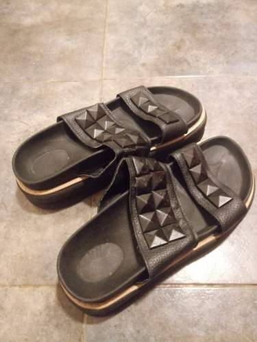 Sandalias Gomones Negras 39/40 Usadas