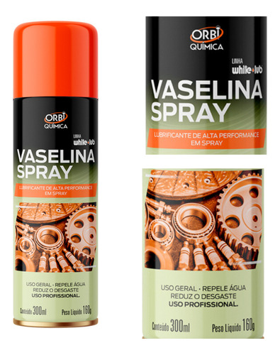 Vaselina Spray Lubrificante Anti Ferrugem 300ml
