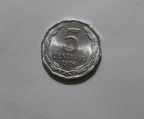 Moneda De 5 Centavos Año 1976 
