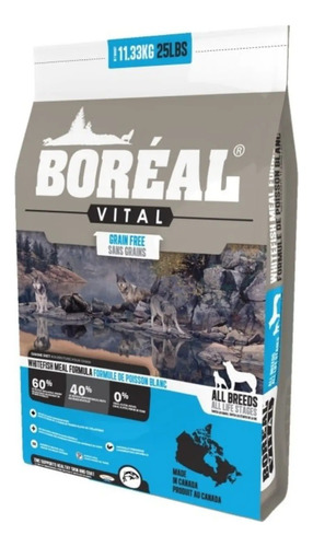 Boreal Vital Perro Pescado Blanco 11,3 Kg