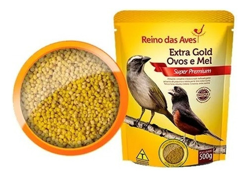 Reino Das Aves - Extra Gold Ovos E Mel - 500g