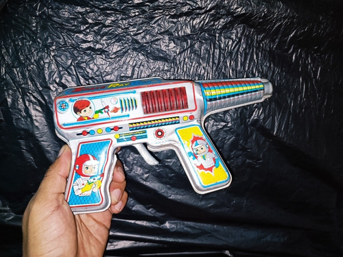 Antigüo Juguete De Lata , Pistola (space Ray Gun)
