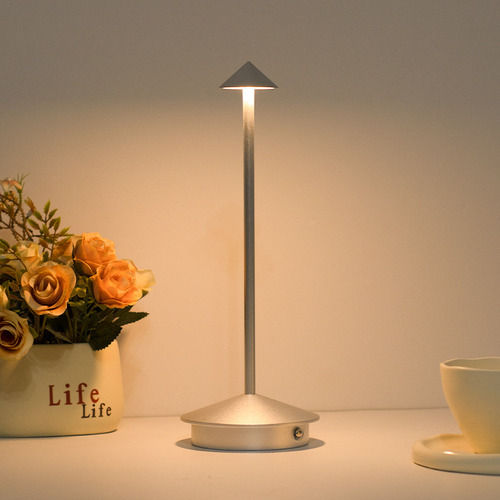 Lâmpada De Mesa Led Tátil Recarregável Para Escritório