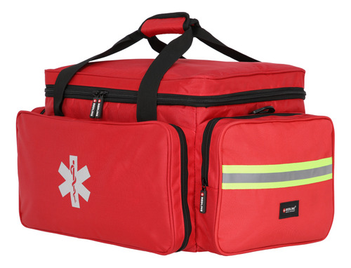 Bolso para Botiquín Mochila Primeros Auxilios Redline Grande Paramédico Color Rojo