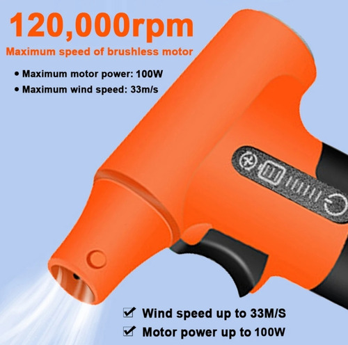 Mini Turbina De Aire Jet Fan 120000rpm Conversión Aspiradora