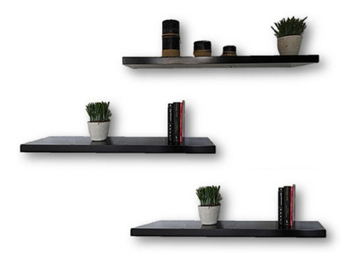 Imagen 8 de 9 de Set De 6 Repisas Flotantes Minimalistas Madera 40x15 Cm Color Roble Dakar