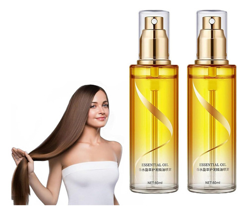 Aceite Esencial Para El Cabello Liso Y Sedoso Que Queda