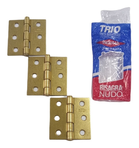 Bisagra Nudo S/rolinera Induma 2-1/2x2-1/2 (trio) Bi140