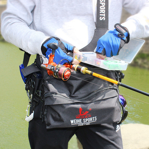 Riñonera Para Señuelos De Pesca: Bolsa Multifuncional Para A