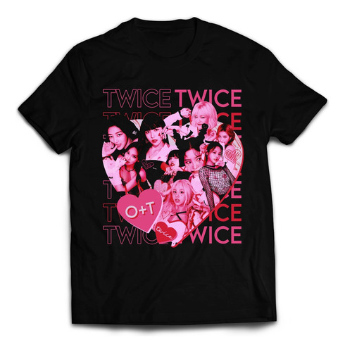 Polera Estampada Twice  - O + T  Kpop  Rockfan . Dtg